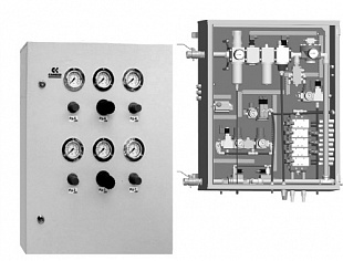 Шкафы и пульты управления для пневмо-автоматики