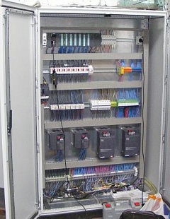 Шкафы и пульты управления для электро-автоматики